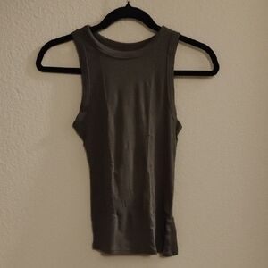 A New Day Pine Green Ribbed Top